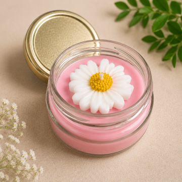 Candle Pink Jam Jar Candle