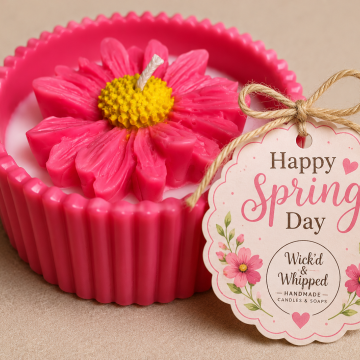 Candle Happy Spring Day (Pink) Bowl
