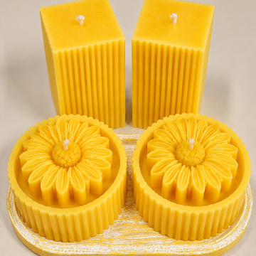 Candle Yellow Daisy Candle Pillar Collection