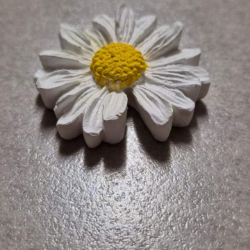 Gypsum White & Yellow Daisy (Med)