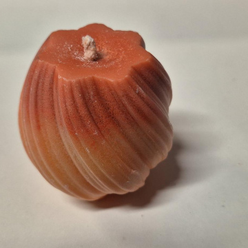 Candle Sunset Orange Swirl Mini Candle