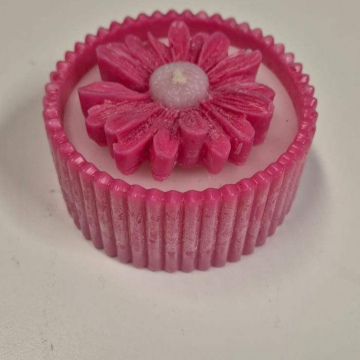 Candle Blushing Daisy Candle (Pink / White) Bowl